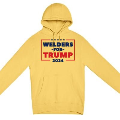 Welders For Trump 2024 Premium Pullover Hoodie