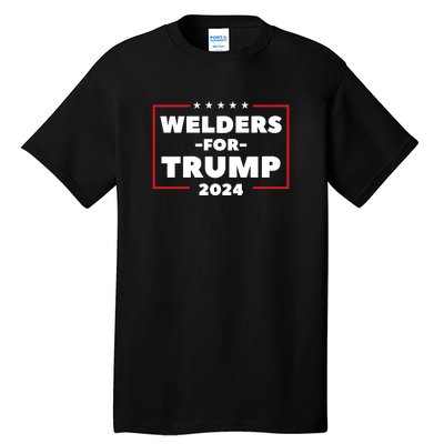 Welders For Trump 2024 Tall T-Shirt