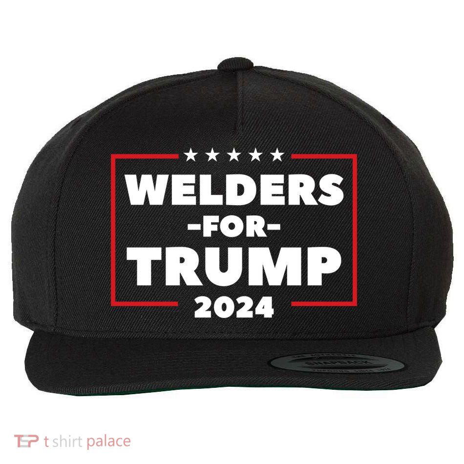 Welders For Trump 2024 Wool Snapback Cap