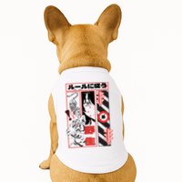 Wild, Follow The Rules Japanese Text With Tiger And Anime Girl Doggie Tank