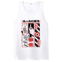 Wild, Follow The Rules Japanese Text With Tiger And Anime Girl PosiCharge Competitor Tank