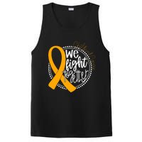 We Fight Together Childhood Cancer Awareness Gold Ribbon PosiCharge Competitor Tank