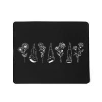 Women Floral Ultrasound Tech Sonographer Sono Tech Grad Mousepad