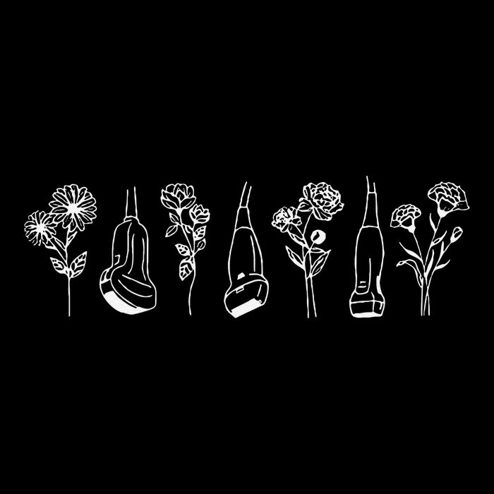 Women Floral Ultrasound Tech Sonographer Sono Tech Grad Tank Top