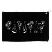 Women Floral Ultrasound Tech Sonographer Sono Tech Grad Grommeted Golf Towel