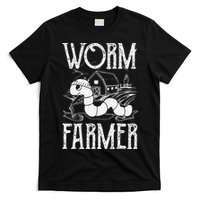 Worm Farmer Vermiculture Gardening funny Farming T-Shirt