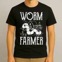 Worm Farmer Vermiculture Gardening funny Farming T-Shirt