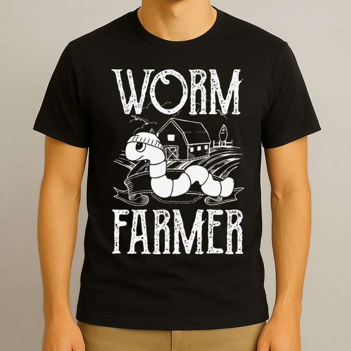 Worm Farmer Vermiculture Gardening funny Farming T-Shirt