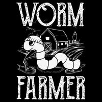 Worm Farmer Vermiculture Gardening funny Farming T-Shirt