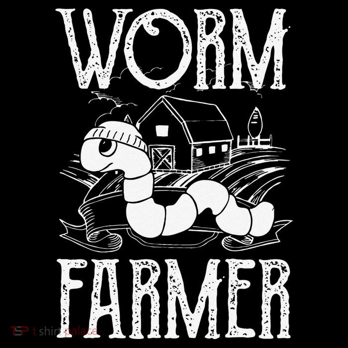 Worm Farmer Vermiculture Gardening funny Farming Flatbill Hat
