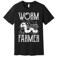 Worm Farmer Vermiculture Gardening funny Farming Premium T-Shirt