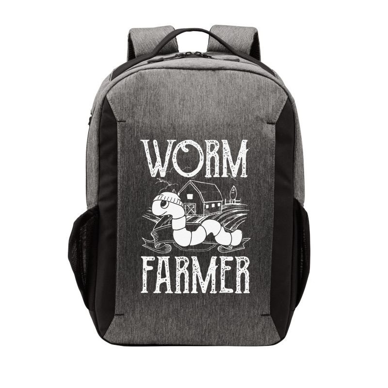 Worm Farmer Vermiculture Gardening funny Farming Vector Backpack