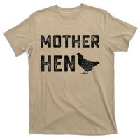 Women Funny Vintage Mother Hen Chicken Gift For Farm Mom T-Shirt