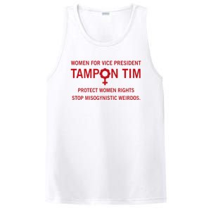 Women For Vice President Tampon Tim Protect Women Rights PosiCharge Competitor Tank