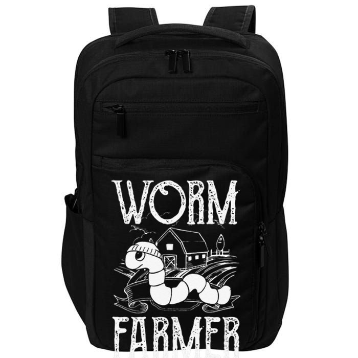 Worm Farmer Vermiculture Gardening Farming Compost Impact Tech Backpack