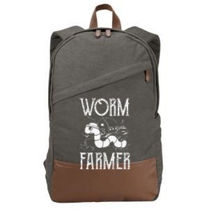 Worm Farmer Vermiculture Gardening Farming Compost Cotton Canvas Backpack