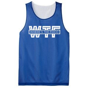 Wtf Funny Wheres The Food Foodie Gourmet Food Critic Gift Mesh Reversible Basketball Jersey Tank