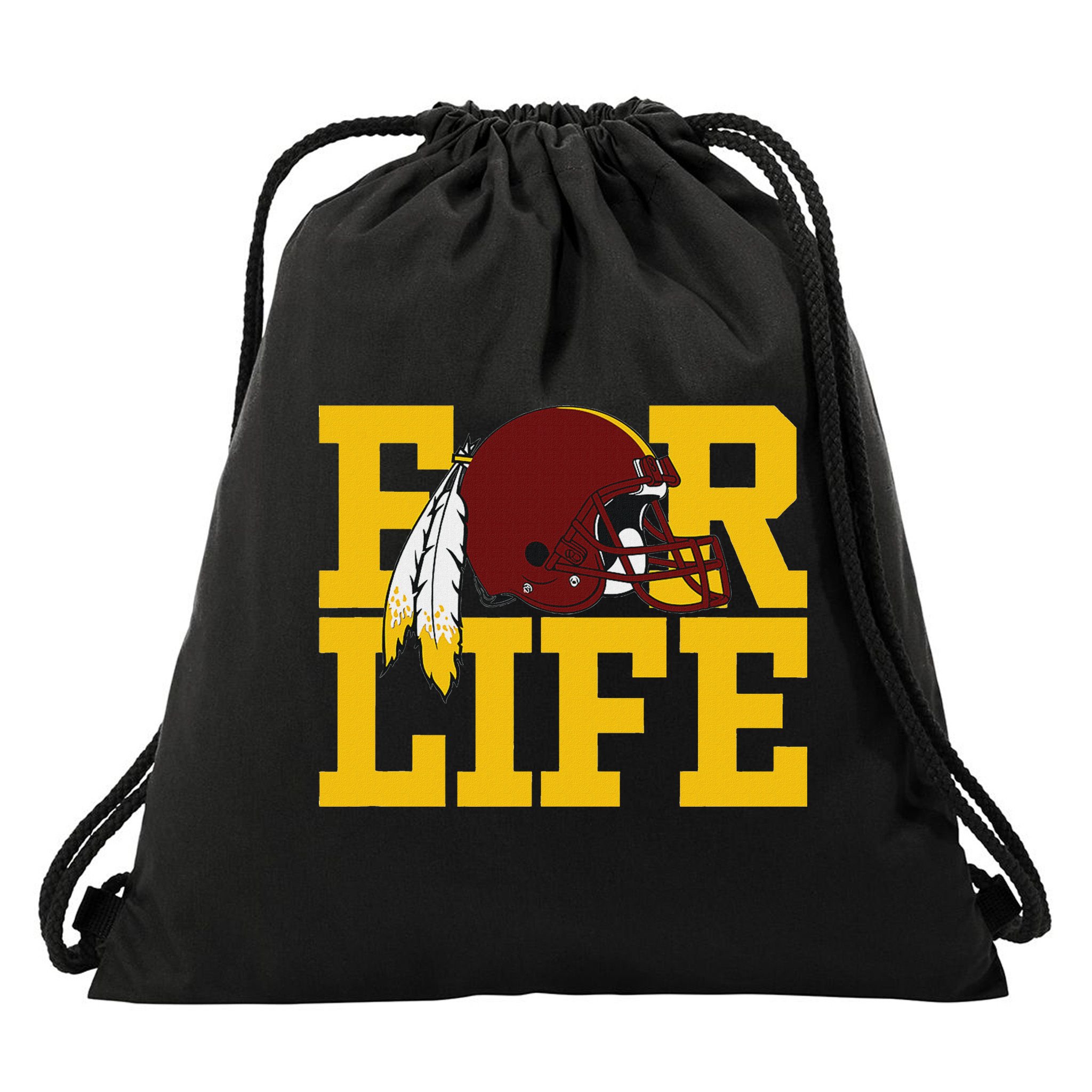 Washington Feather Drawstring Bag