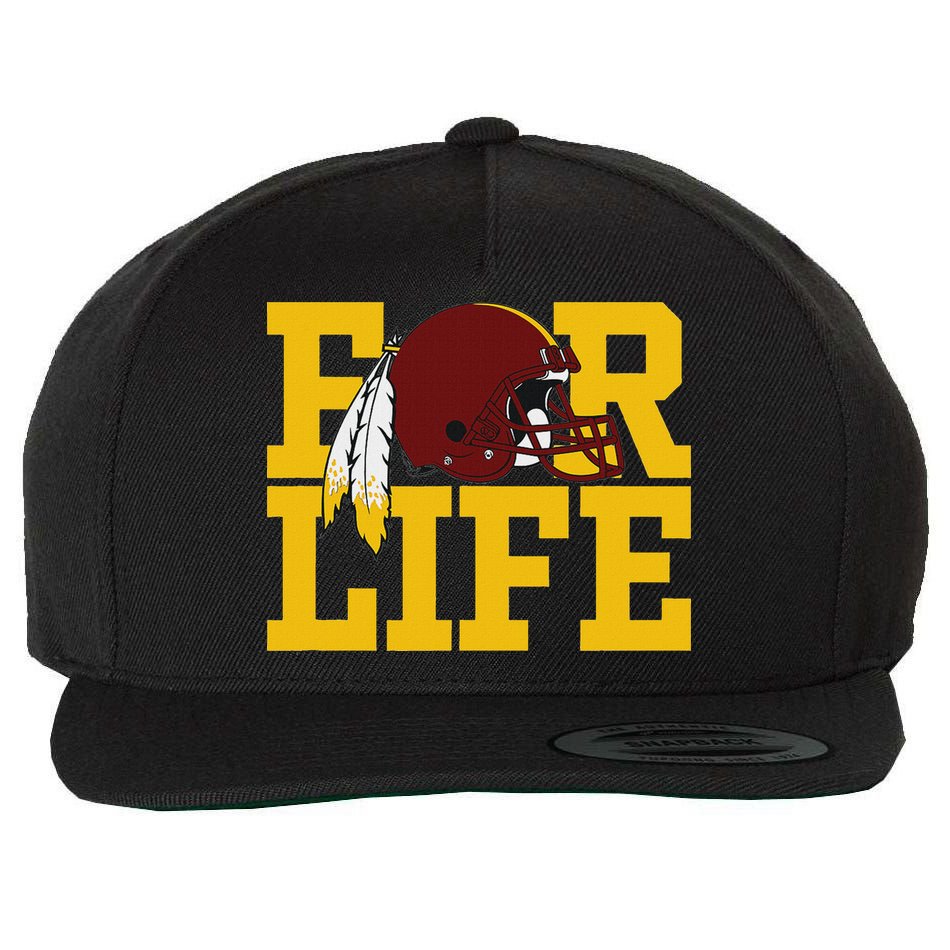 Washington Feather Wool Snapback Cap