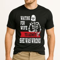 Waiting For Wife To Admit She Was Wrong Funny Husband Cooling Performance Crew T-Shirt