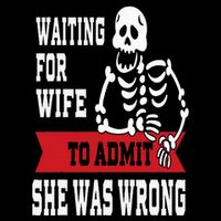 Waiting For Wife To Admit She Was Wrong Funny Husband Impact Tech Backpack