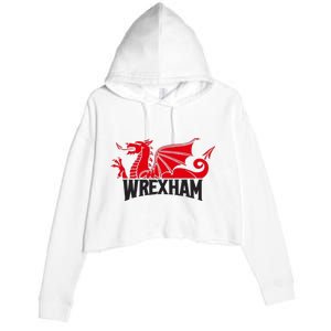 Wrexham FC Wrexham Dragon Football Club Champion Crop Fleece Hoodie