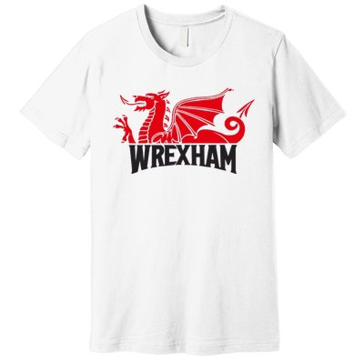 Wrexham FC Wrexham Dragon Football Club Champion Premium T-Shirt