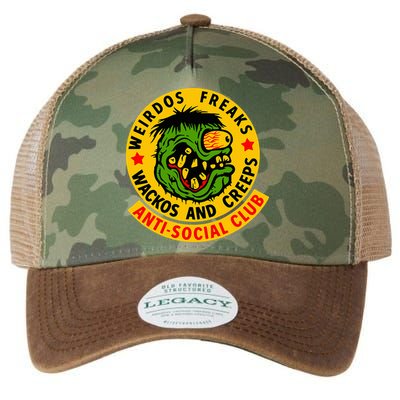 Weirdos Freaks Wackos And Creeps Legacy Tie Dye Trucker Hat