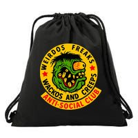 Weirdos Freaks Wackos And Creeps Drawstring Bag