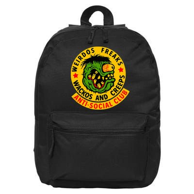 Weirdos Freaks Wackos And Creeps 16 in Basic Backpack