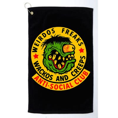 Weirdos Freaks Wackos And Creeps Golf Towel