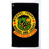 Weirdos Freaks Wackos And Creeps Golf Towel