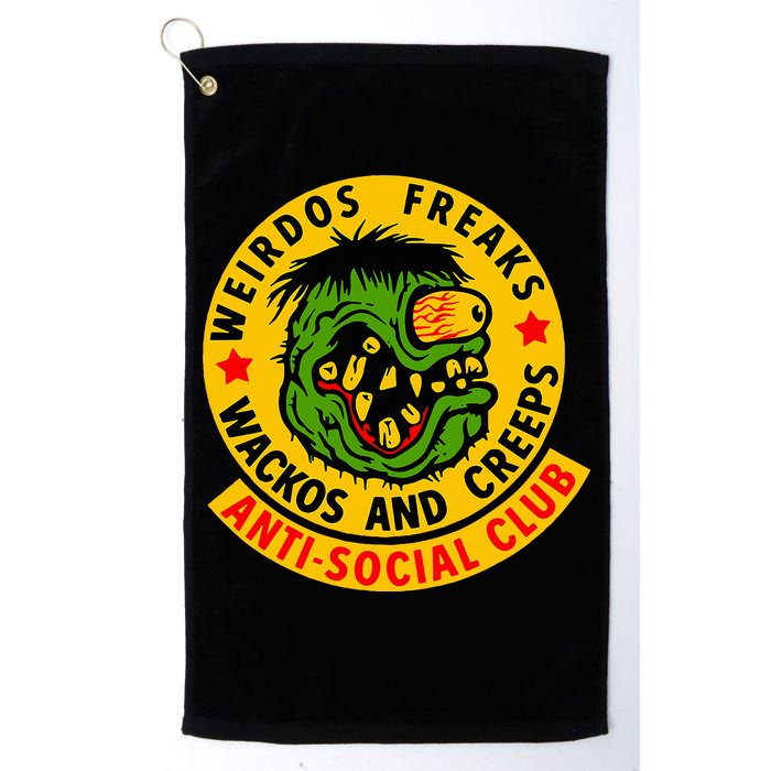 Weirdos Freaks Wackos And Creeps Golf Towel