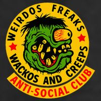 Weirdos Freaks Wackos And Creeps Golf Towel