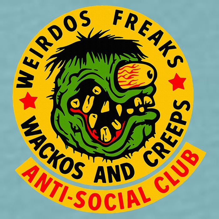 Weirdos Freaks Wackos And Creeps Sueded Cloud Jersey T-Shirt