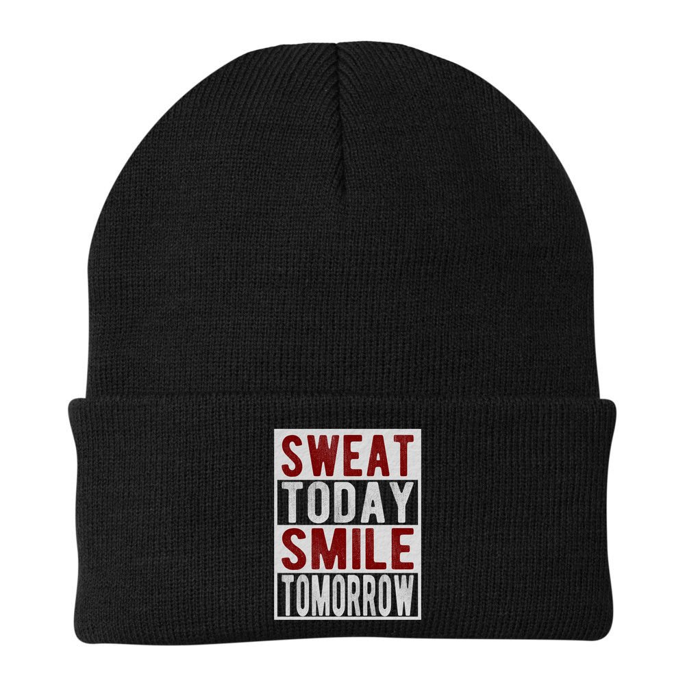 Weightlifting Funny Workout Gym Fitness Exercise Motivation Gift Beanie