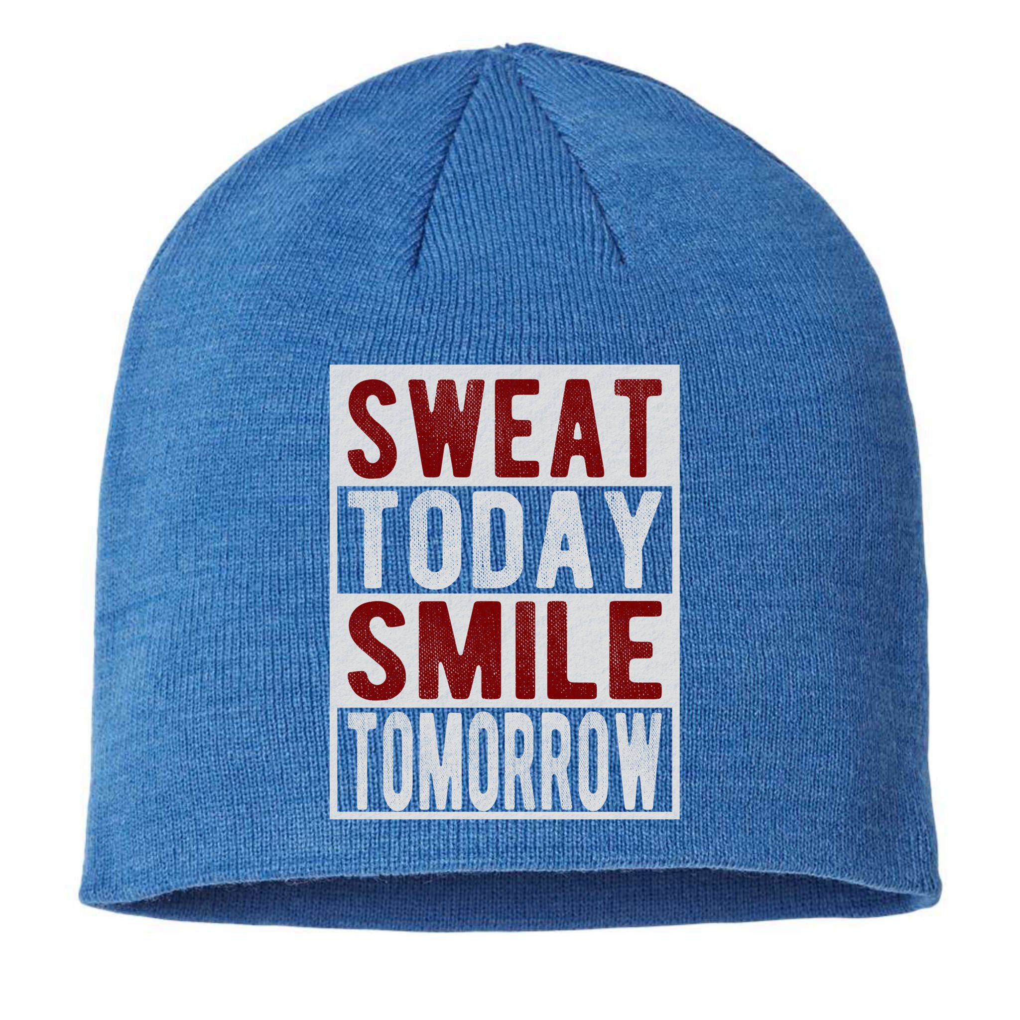 Weightlifting Funny Workout Gym Fitness Exercise Motivation Gift Sustainable Beanie