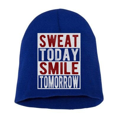 Weightlifting Funny Workout Gym Fitness Exercise Motivation Gift Short Acrylic Beanie