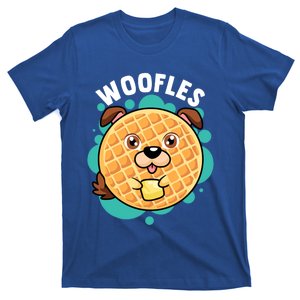 Woofles Funny Waffle Dog Lover Pun Foodie Graphic Joke Gift T-Shirt