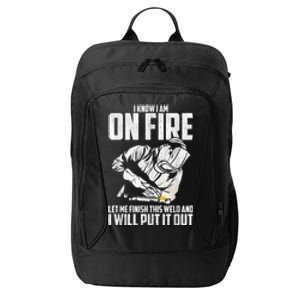 Welder Funny Welding Saying Graphic For Men City Backpack