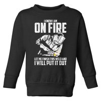 Welder Funny Welding Saying Graphic For Men Toddler Sweatshirt