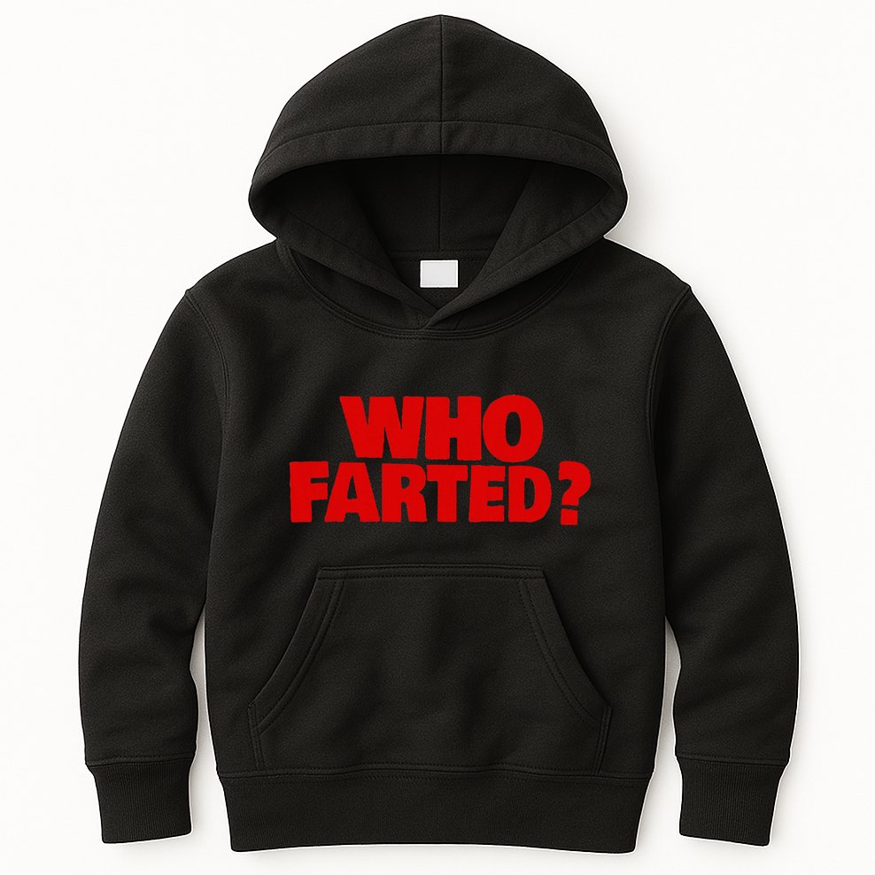 Who Farted Kids Hoodie