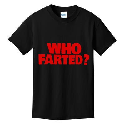 Who Farted Kids T-Shirt