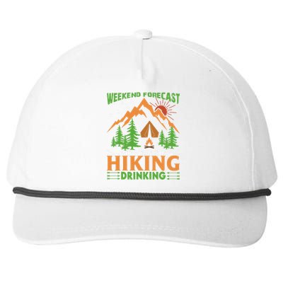 Weekend Forecast With A Chance Of Drinking Hiking Snapback Five-Panel Rope Hat