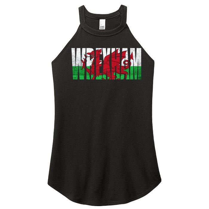 Wales Flag Welsh Dragon Gifts Apparel Merch Souvenir Women’s Perfect Tri Rocker Tank