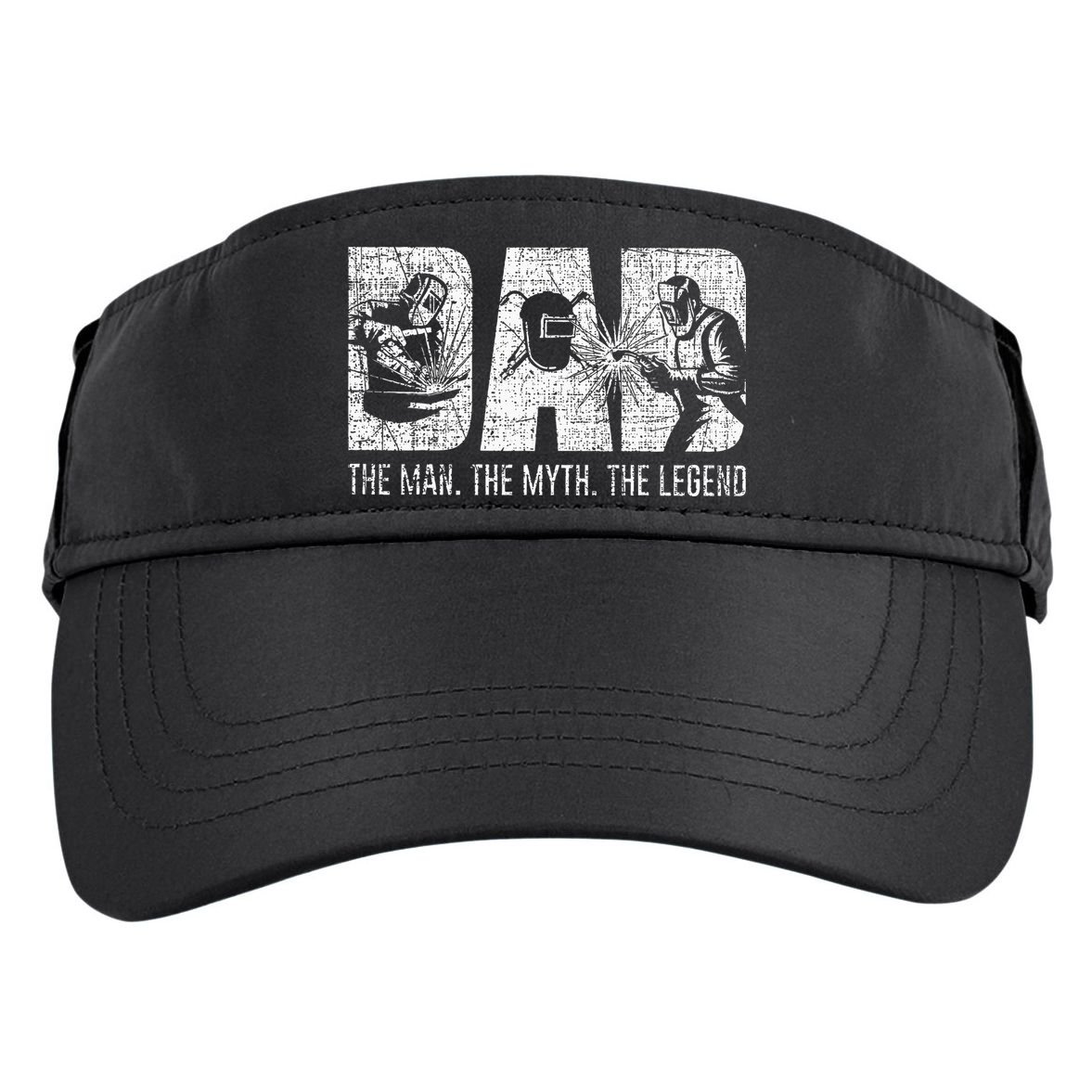 Welder Funny Welding Dad Man Myth Legend Father Adult Drive Performance Visor