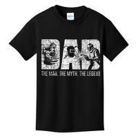 Welder Funny Welding Dad Man Myth Legend Father Kids T-Shirt
