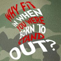 Why Fit When You Were Born To Stand Out Quote Legacy Tie Dye Trucker Hat