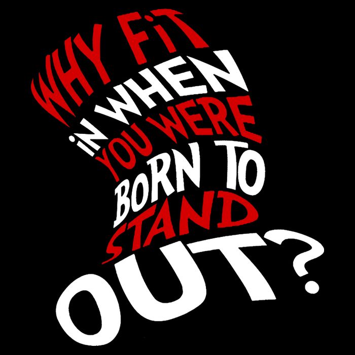 Why Fit When You Were Born To Stand Out Quote 16 in Basic Backpack