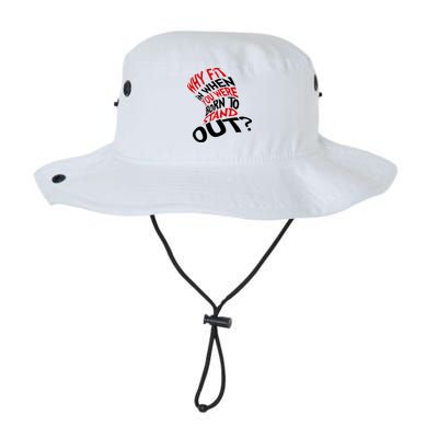 Why Fit When You Were Born To Stand Out Quote Bucket Hat